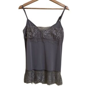 Hotel‎ Particulier Babydoll Lace Camisole Grey Made In Italy Chic Women's XS